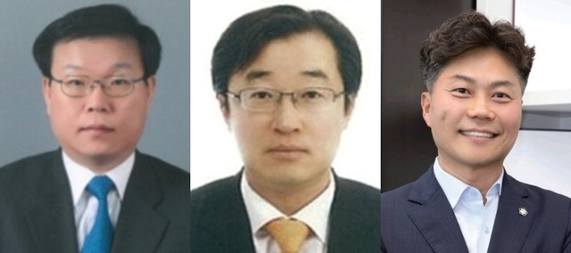 [청주=뉴시스]임선우 기자 = 왼쪽부터 이광형, 조성훈, 명지성 변호사. (사진=충북지방변호사회 제공) 2021.02.22. photo@newsis.com *재판매 및 DB 금지