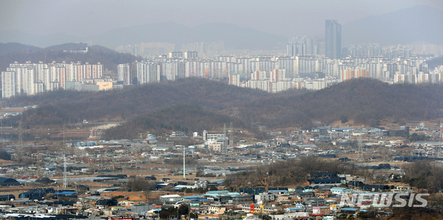 경기 광명시 광명동, 옥길동 일대. 뉴시스 자료사진.