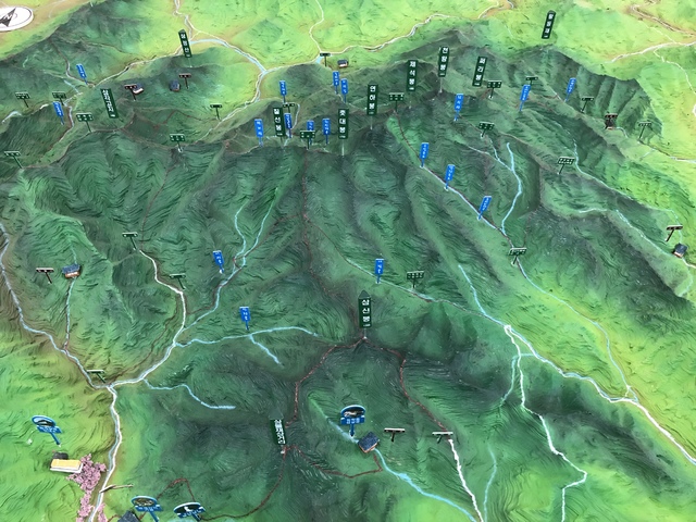 [산청=뉴시스] 지리산 모형도. *재판매 및 DB 금지