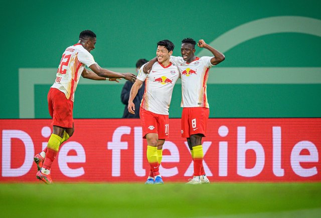 [서울=뉴시스] 황희찬이 시즌 2호골에 성공했다. (캡처=라이프치히 홈페이지)