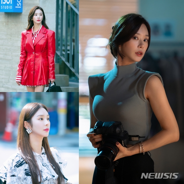 [서울=뉴시스]JTBC 월화극 '선배, 그 립스틱 바르지 마요' 스틸 속 이주빈. (사진=JTBC스튜디오 제공) 2021.03.09. photo@newsis.com