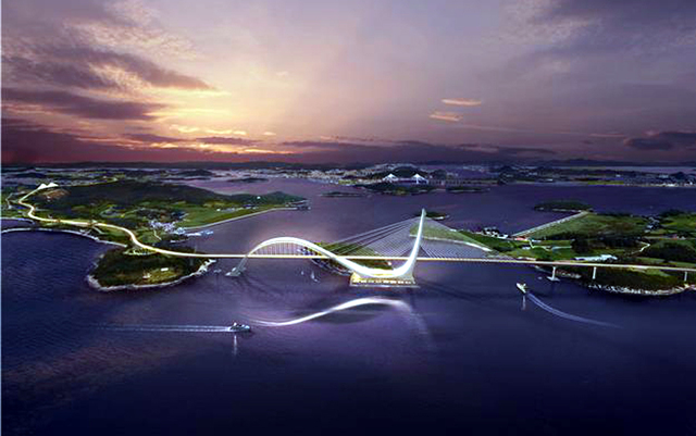 국도 77호선 목포 달리도~율도 도로개설공사 조감도 *재판매 및 DB 금지