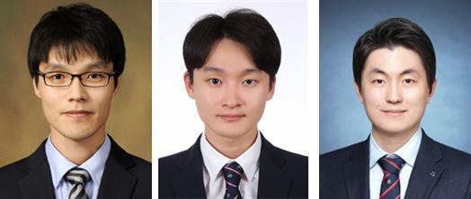 [창원=뉴시스] 한국재료연구원 최승목(왼쪽부터)·박유세·이주영 박사. *재판매 및 DB 금지