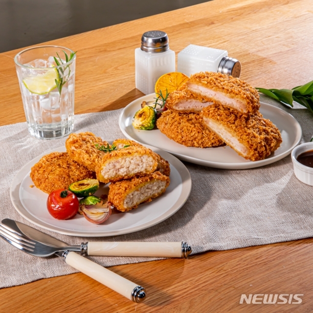 선진팜, 돈까스·멘츠까스·핫도그 에어라인 3종 세트 출시