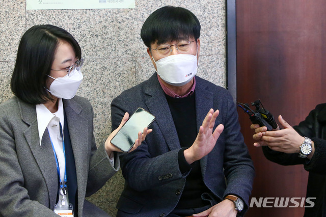 [서울=뉴시스]김진아 기자 = 이태규 국민의당 사무총장. (공동취재사진) 2021.03.17. photo@newsis.com