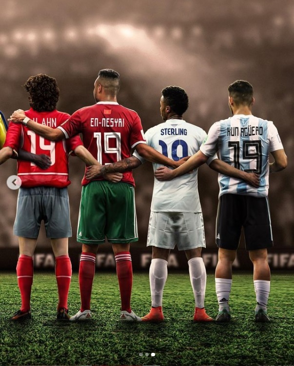 [서울=뉴시스] 안정환이 FIFA 선정 등번호 19번 역대 최고 선수 12명에 이름을 올렸다. (캡처=FIFA 인스타그램)