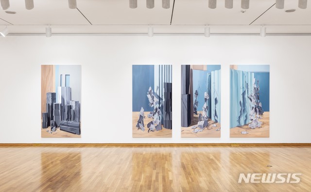 [서울=뉴시스] 2021 금호영아티스트 노은주 전시 전경.