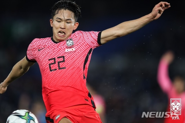 [서울=뉴시스] 유럽파 정우영. (사진=대한축구협회 제공)
