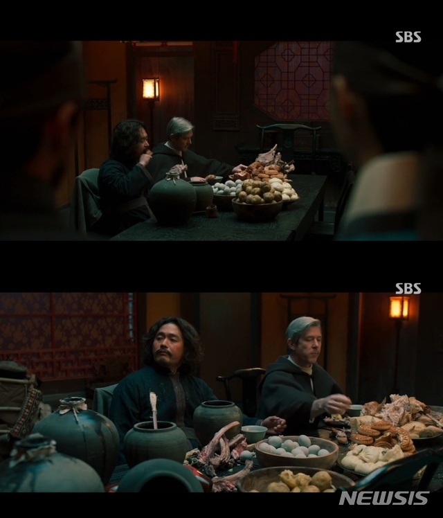 [서울=뉴시스]지난 22일 방송된 SBS 월화극 '조선구마사'. (사진=SBS '조선구마사' 영상 캡처) 2021.03.26. photo@newsis.com 