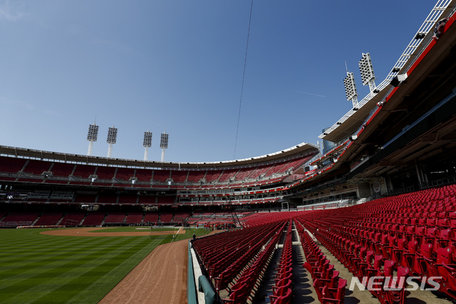[신시내티=AP/뉴시스]신시내티 레즈 홈 구장인 그레이트 아메리칸 볼파크 전경. 2021.03.031.