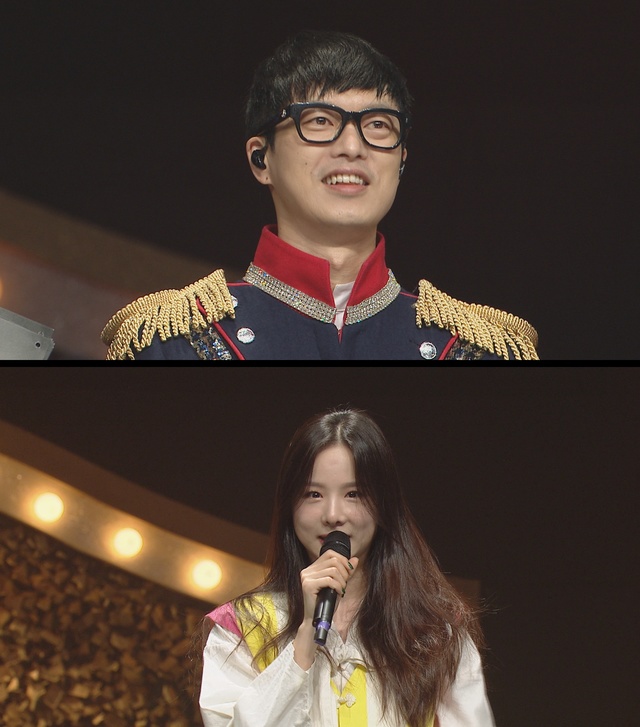 [서울=뉴시스]'복면가왕'에서 활약한 하현우와 솔지(사진=MBC 제공)2021.04.02 photo@newsis.com *재판매 및 DB 금지