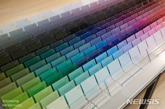 [서울=뉴시스] 비스포크 360 프리즘 색상 샘플 (제공=삼성전자)