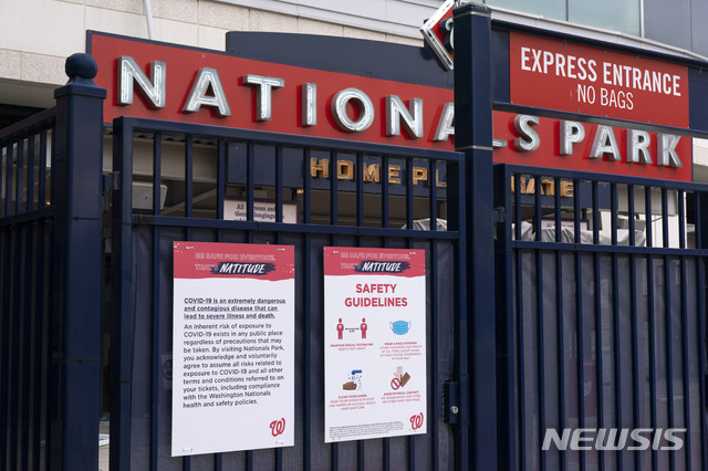 [워싱턴=AP/뉴시스] 워싱턴 내셔널스파크. 2021.04.01.