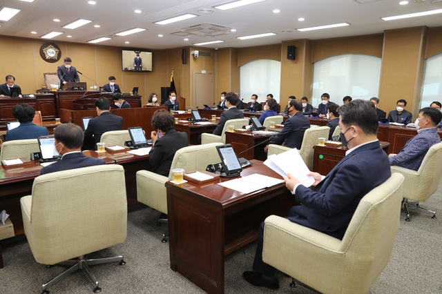 [거창=뉴시스] 거창군의회 제256회 임시회. *재판매 및 DB 금지