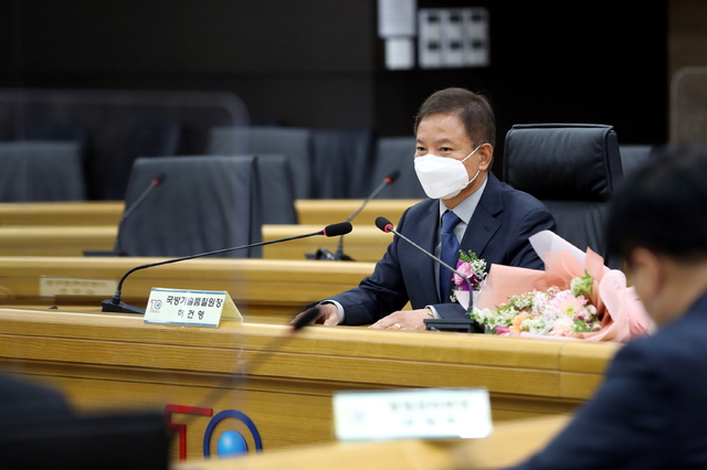 [서울=뉴시스] 허건영 신임 국방기술품질원장. 2021.04.08. (사진=국방기술품질원 제공) *재판매 및 DB 금지