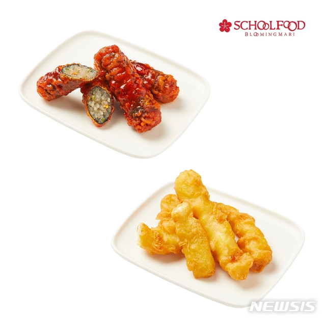 스쿨푸드, 양념 김말이·오징어 튀김 출시 
