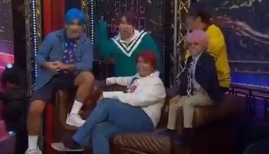 [서울=뉴시스] 칠레 코미디쇼 '미바리오'. 2021.04.14. (사진 = BTS칠레 트위터 캡처) photo@newsis.com