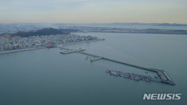 오이도항 전경.