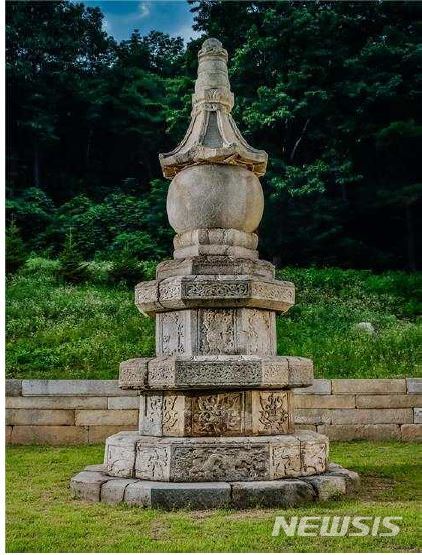 [서울=뉴시스] 양주 회암사지 사리탑 (사진=문화재청 제공) 2021.04.20. photo@newsis.com