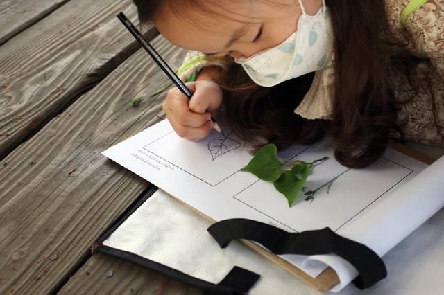 [서울=뉴시스} ‘풀 지도 그리기’ 프로그램. (사진=달걀책방 제공)&nbsp; *재판매 및 DB 금지