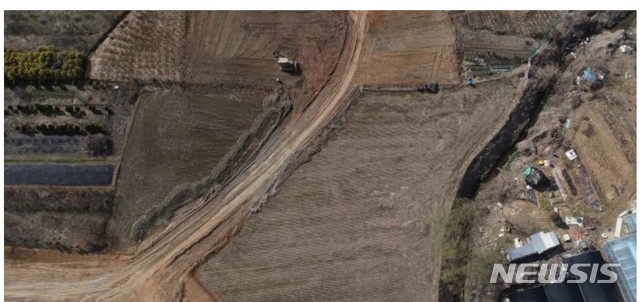 전북 지역 일부 주민들의 원정투기가 의심되는 노온사동 일대 모습. 