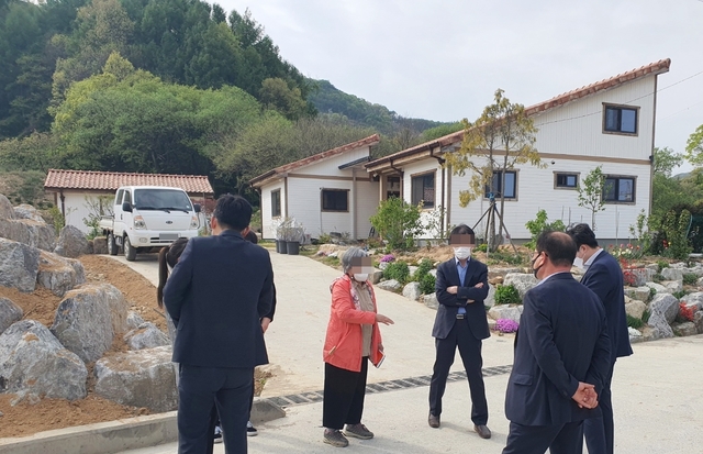 [괴산=뉴시스]행복보금자리 조성사업 현장. (사진=괴산군 제공) photo@newsis.com *재판매 및 DB 금지