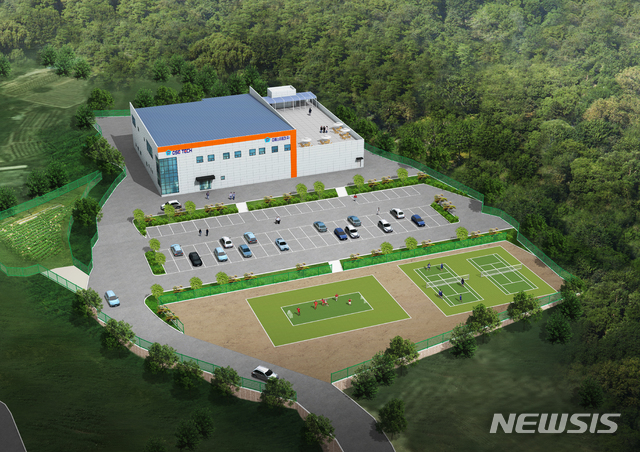 [용인=뉴시스]경기 용인시 처인구 남사면 북리 일원에 들어설 디에스이테크(주) 생산시설 건립 조감도