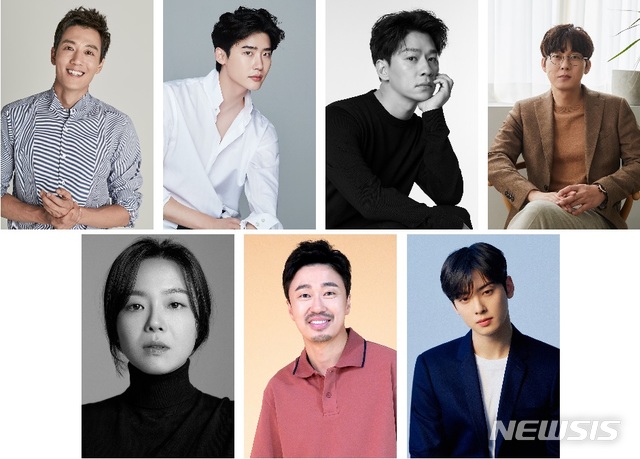 [서울=뉴시스] 영화 '데시벨' 출연진. (사진=각 소속사 제공) 2021.04.28 photo@newsis.com