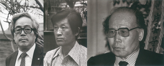 [서울=뉴시스]대산문화재단과 한국작가회의는 '시민의 탄생, 사랑의 언어'를 대주제로 '2021년 탄생 100주년 문학인 기념문학제'를 개최한다. 올해 대상 작가중 이병주(왼쪽부터), 장용학, 조병화 (사진 = 대산문화재단) 2021.5.3. photo@newsis.com