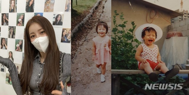 [서울=뉴시스] 브레이브걸스 유정, 어린시절 공개. 사진 = 브레이브걸스 유정 인스타그램 캡처. 2021.5.03. photo@newsis.com