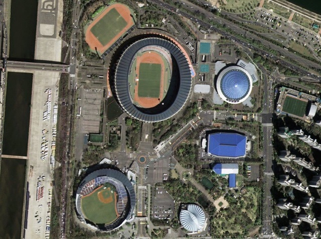 차세대중형위성 1호가 촬영한 서울 잠실 종합운동장.(사진제공=제노코) *재판매 및 DB 금지