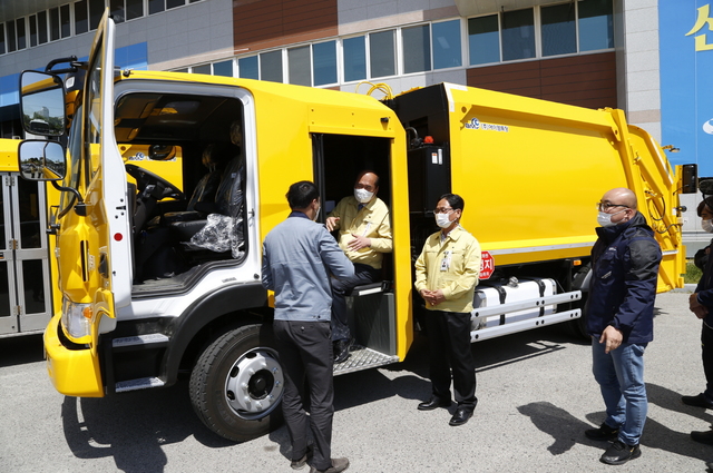 한국형 청소차 도입 (사진=상주시 제공) *재판매 및 DB 금지