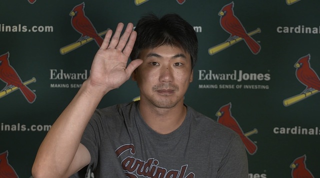 세인트루이스 김광현. (사진=MLB프레스박스 캡처) *재판매 및 DB 금지