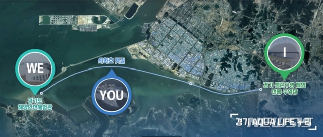 [안산=뉴시스]경기 안산시의 ‘소중한 생명, 즐거운 바다 경기 AQUA LIFE 누리 사업’ 계획도.(안산시 제공)