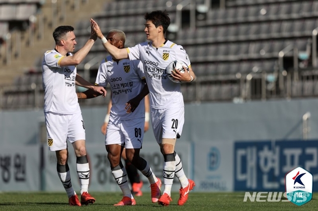 [서울=뉴시스]프로축구 전남 장순혁 (사진 = 프로축구연맹 제공)