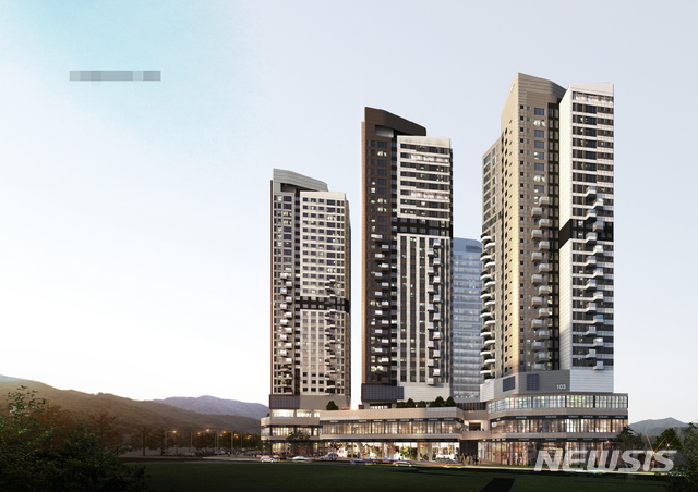 [서울=뉴시스] 서울 강북구 삼양사거리에 건립되는 주상복합 조감도. (사진=강북구 제공) 2021.05.11. photo@newsis.com 