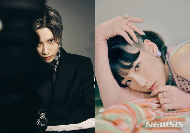 [서울=뉴시스] 태민&태연, 듀엣 호흡. 사진 = SM엔터테인먼트. 2021.5.11. photo@newsis.com