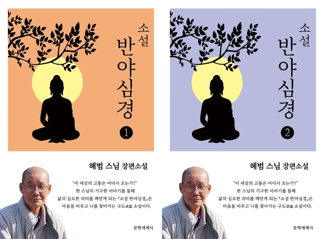 [서울=뉴시스]소설 반야심경 (사진 = 문학세계사) 2021.5.11. photo@newsis.com