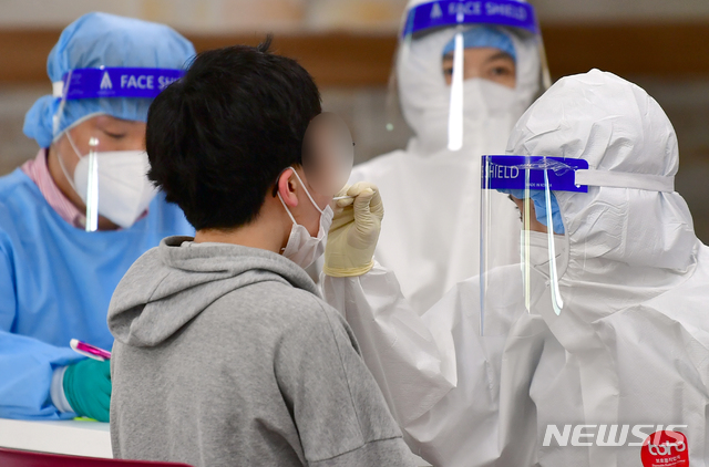 [광주=뉴시스]=코로나19 검사. (사진=뉴시스 DB). photo@newsis.com 