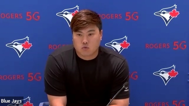 [서울=뉴시스] 인터뷰하는 류현진. (사진 = MLB 토론토 블루제이스 화상 인터뷰 캡처) *재판매 및 DB 금지