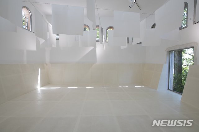 [서울=뉴시스] 제17회 베니스비엔날레 국제건축전 한국관 미래학교. 사진=: 한국문화예술위원회 제공. 2021.5.21. photo@newsis.com