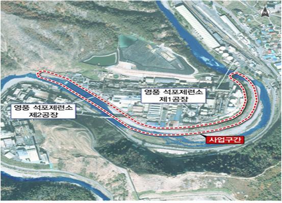 영풍석포제련소 제1공장 외곽 지하수차집시설 1차 공사 구간 (사진= 영풍석포제련소 제공) *재판매 및 DB 금지