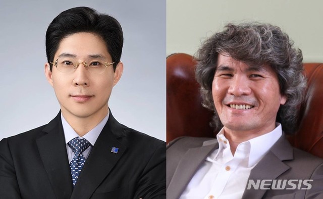 [서울=뉴시스] 왼쪽부터 분당서울대병원 이비인후과 최병윤 교수, 기초과학연구원(IBS) 이창준 단장. (사진= 분당서울대병원 제공) 2021.05.25