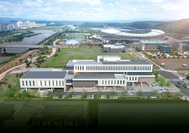 [진주=뉴시스] 진주시 충무공동 복합혁신센터 조감도. *재판매 및 DB 금지