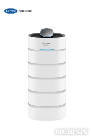 [서울=뉴시스] 캐리어 ‘클라윈드 공기청정기 펫’. (사진=캐리어에어컨 제공)