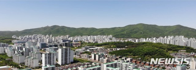 산본신도시 전경. 