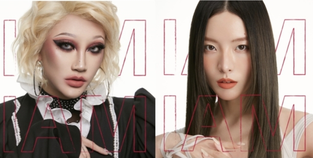 [서울=뉴시스]드래그 아티스트 나나영롱킴(왼쪽)과 가수 림킴