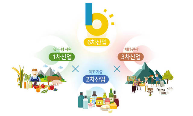 제주, 6차산업 흐름도.(제주도 제공) *재판매 및 DB 금지
