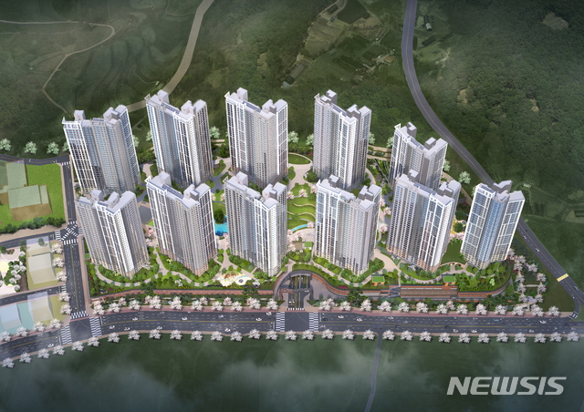 [서울=뉴시스] 봉담자이 프라이트시티 조감도. (제공 = GS건설)