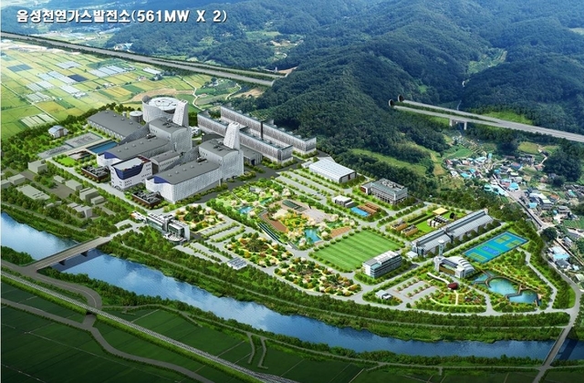 [음성=뉴시스] 음성천연가스발전소 조감도. (사진=뉴시스DB) photo@newsis.com *재판매 및 DB 금지